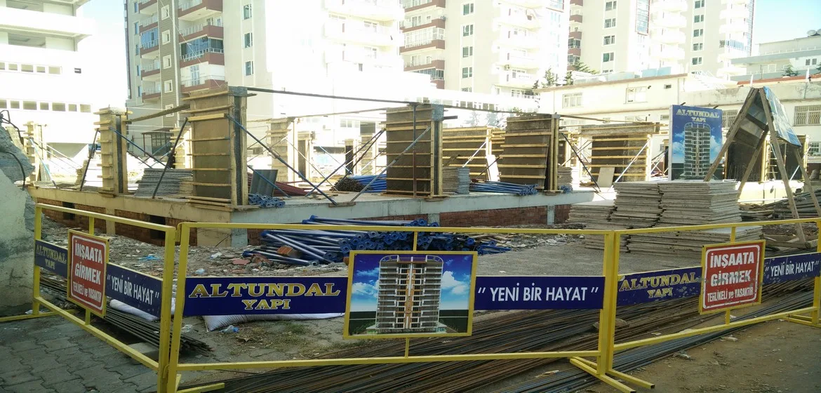 Eski Altundal arşivinden inşaat sahası görünümü 1