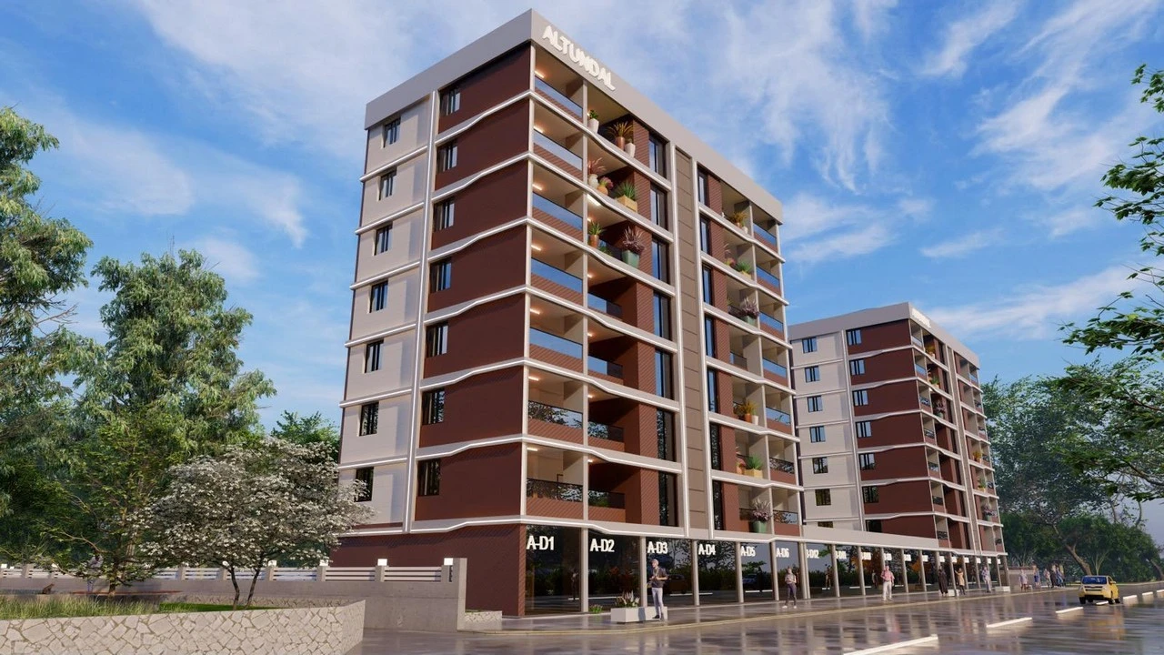 Bahçelievler Apartman Sitesi — Gündüz bina perspektifi